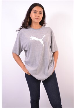 Vintage Puma T-Shirt Top Grey
