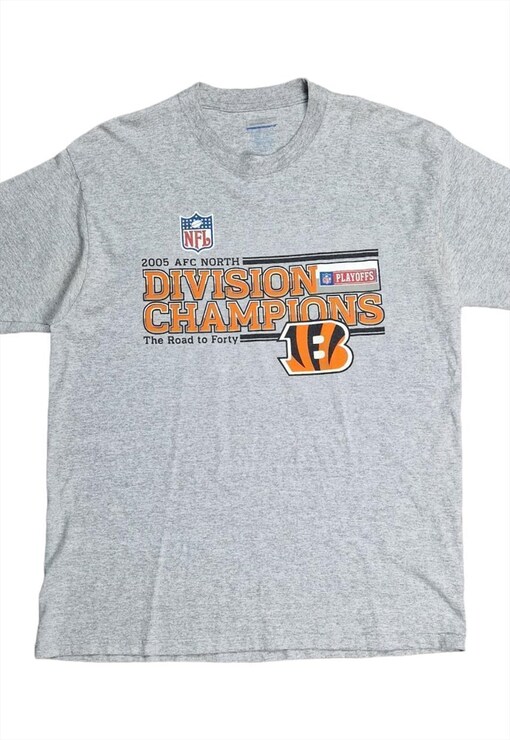 NFL Team Apparel Cincinnati Bengals 2013 AFC North Division Champs Size 2XL