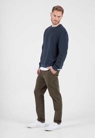 RELAXED FIT SWEATSHIRT IN NAVY