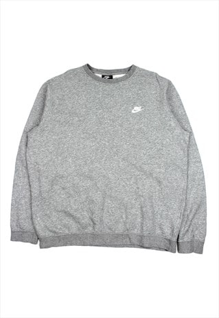 GREY NIKE SPELLOUT SWEATSHIRT
