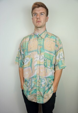 PURE SILK PATTERNED SHIRT
