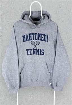 Vintage Russell Athletic Grey Hoodie Mahtomedi Mens Medium