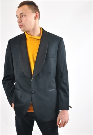 Vintage 90's suit jacket in black