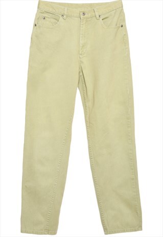 VINTAGE LIGHT GREEN TAPERED LIZ CLAIBORNE TAPERED JEANS - W3