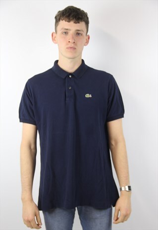 VINTAGE LACOSTE NAVY POLO SHIRT