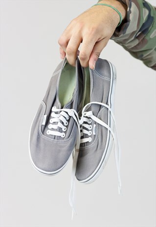 VINTAGE VANS GREY TRAINERS