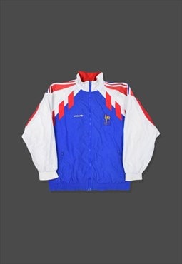 Vintage 90s Adidas France Football Team Tracksuit Jacket