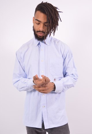 VINTAGE TOMMY HILFIGER SHIRT BLUE