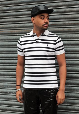VINTAGE RALPH LAUREN STRIPED POLO SHIRT