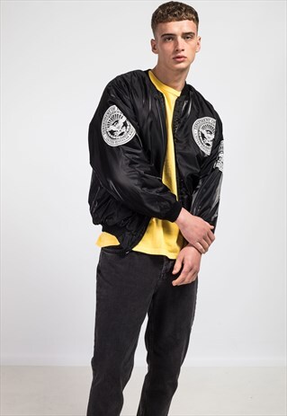 VINTAGE REVERSIBLE MA1 BOMBER JACKET