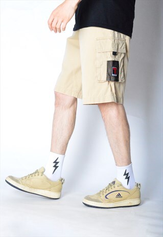 VINTAGE 90S BEIGE CARGO SHORTS