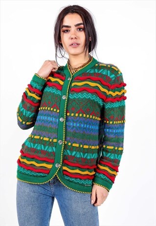 VINTAGE PATTERNED KNIT JUMPER K646