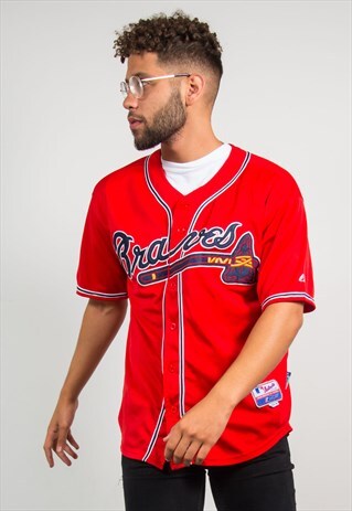 BASEBALL JERSEY ATLANTA BRAVES MLB SHIRT