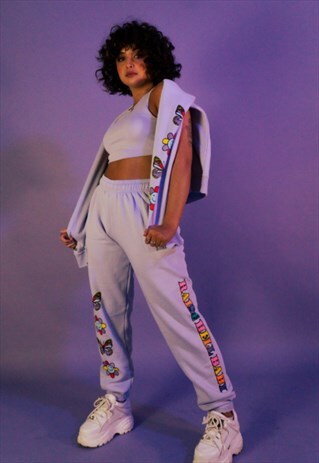 THE LILAC RIBBED CROPPED VEST