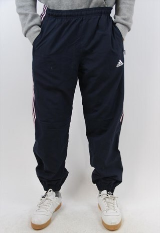 VINTAGE ADIDAS NAVY TRACKSUIT BOTTOMS