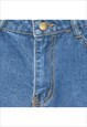 VINTAGE EMBROIDERY LIGHT WASH DENIM SHORTS - W31 L2