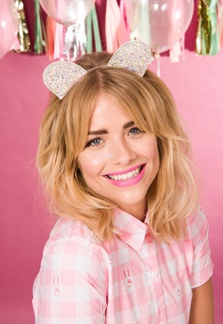 CAT EARS, BUNNY EARS, LUXURY HAIRBAND, BRIDAL HEADBAND