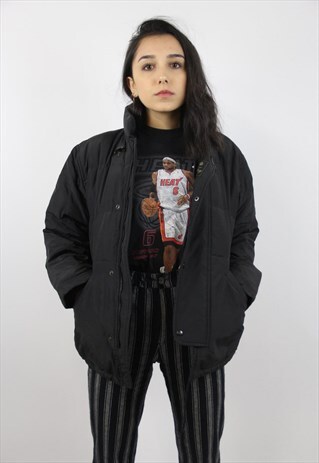 VINTAGE FAY BLACK PADDED 90'S JACKET