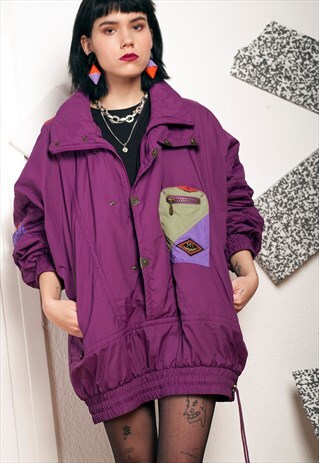 90S VINTAGE WINDBREAKER JACKET