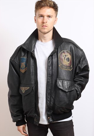 VINTAGE LEATHER FLYING JACKET
