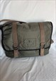 VINTAGE KHAKI FOSSIL RAINPROOF  BAG