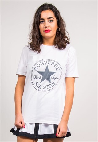 90'S VINTAGE WHITE CONVERSE T-SHIRT