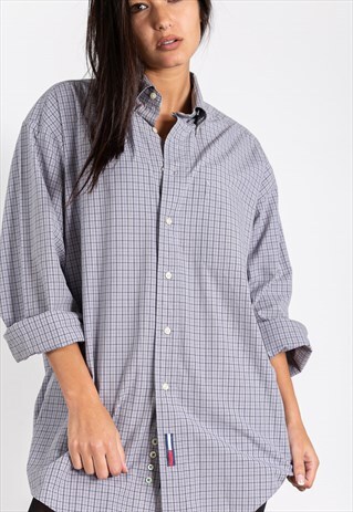 VINTAGE 80S TOMMY HILFIGER CLASSIC SHIRT / S8564