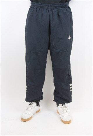 VINTAGE ADIDAS NAVY TRACKSUIT BOTTOMS