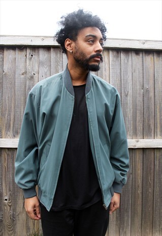 SILKY FEEL BOMBER JACKET