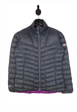 Berghaus Puffer Jacket Size UK 10 In Grey Women's Winter