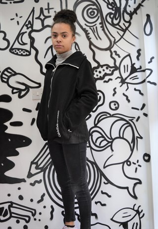 BLACK CALVIN KLEIN PERFORMANCE FLEECE