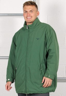Vintage GANT Jacket in Green Windbreaker Rain Coat 3XL