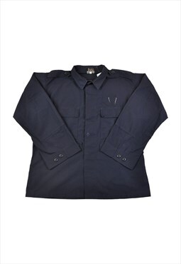 Vintage Workwear Jacket Navy XL