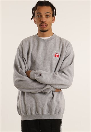 VINTAGE CHAMPION EMBROIDERED SWEATSHIRT