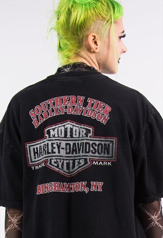 VINTAGE HARLEY DAVIDSON BINGHAMTON T-SHIRT