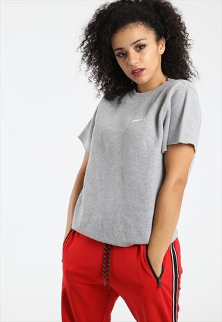 90S NIKE EMBROIDERED LOGO CROPPED SLEEVES SWEATSHIRT