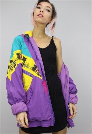 VINTAGE 80S/90S OVERSIZED ADIDAS WINDBREAKER JACKET