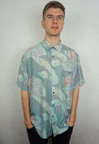 PURE SILK PATTERNED SHIRT