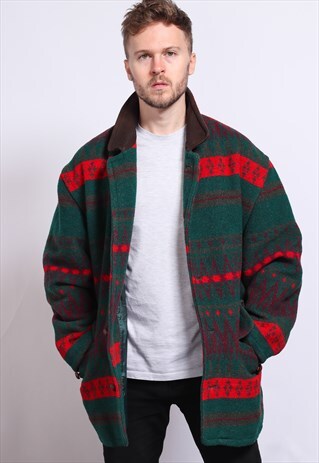 VINTAGE AZTEC INCA JACKET
