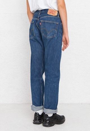 VINTAGE BLUE LEVI'S 501 FIT DENIM JEANS