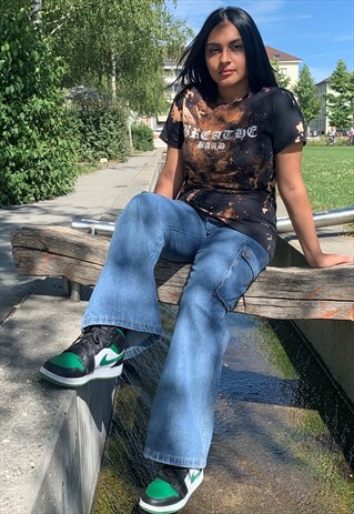BAAD T-SHIRT BLACK TIE&DYE BREATHE BAAD