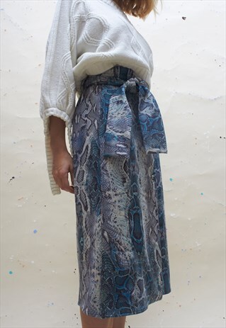 UTOPIA SNAKESKIN SKIRT