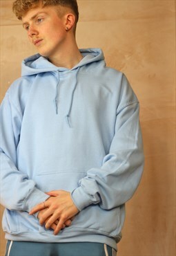 Pastel blue hoodie 