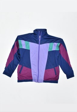 Vintage 90's Tracksuit Top Jacket Purple