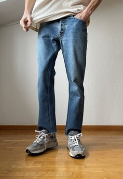 Vintage HELMUT LANG Jeans Cut Wash Denim Pants 1996 