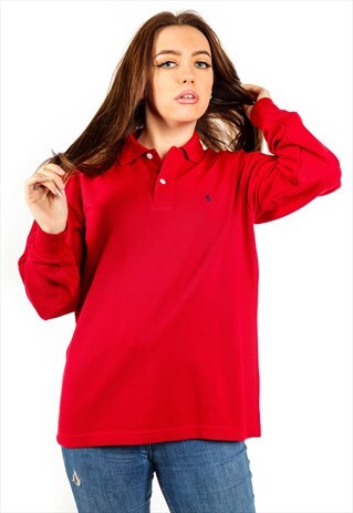 RALPH LAUREN LONG POLO SHIRT T482