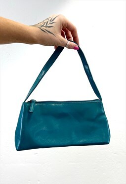 Vintage Y2k Teal Mini Handbag