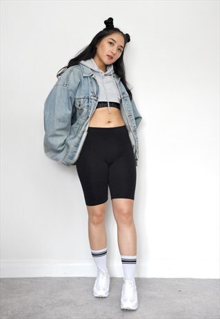 90S WRANGLER DENIM FESTIVAL DISTRESSED OVERSIZED JACKET
