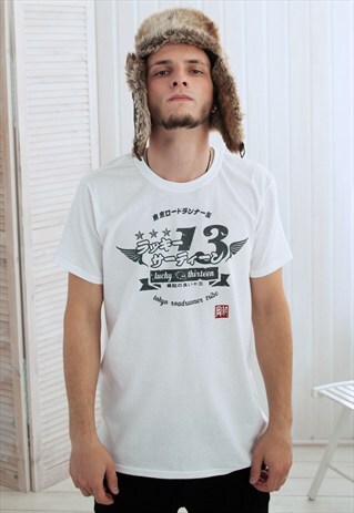 JAPANESE SHIRT - LUCKY 13 JAPAN - LUCKY THIRTEEN RETRO