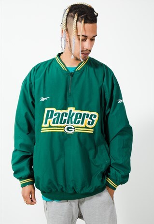 VINTAGE 90S 1/4 ZIP REEBOK JACKET / S3289